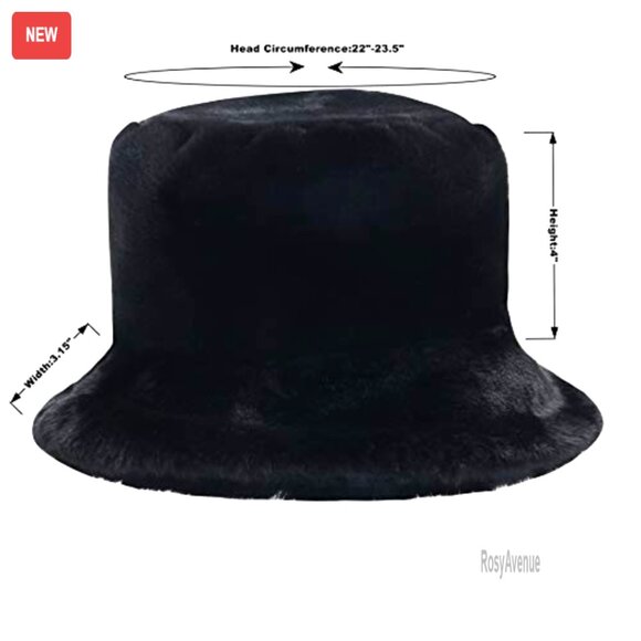 Faux Fur Bucket Hat Camouflage Printed Fisherman Cap main image 6